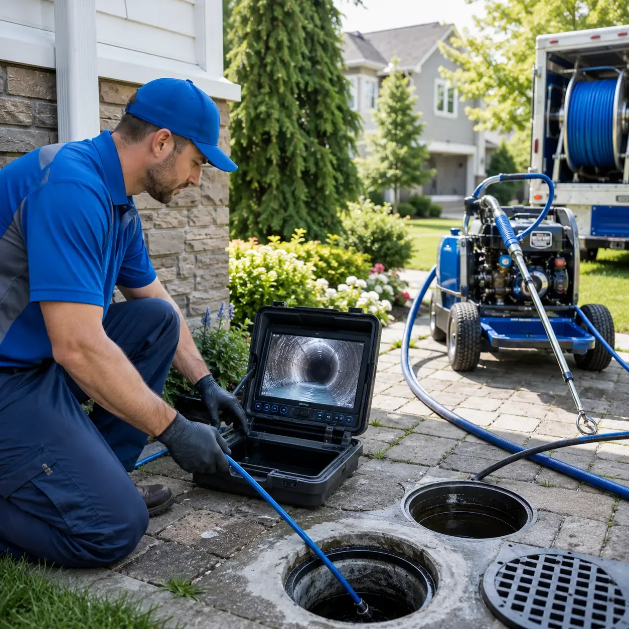 Outdoor drain cleaning professionals serving Glenshaw, PA